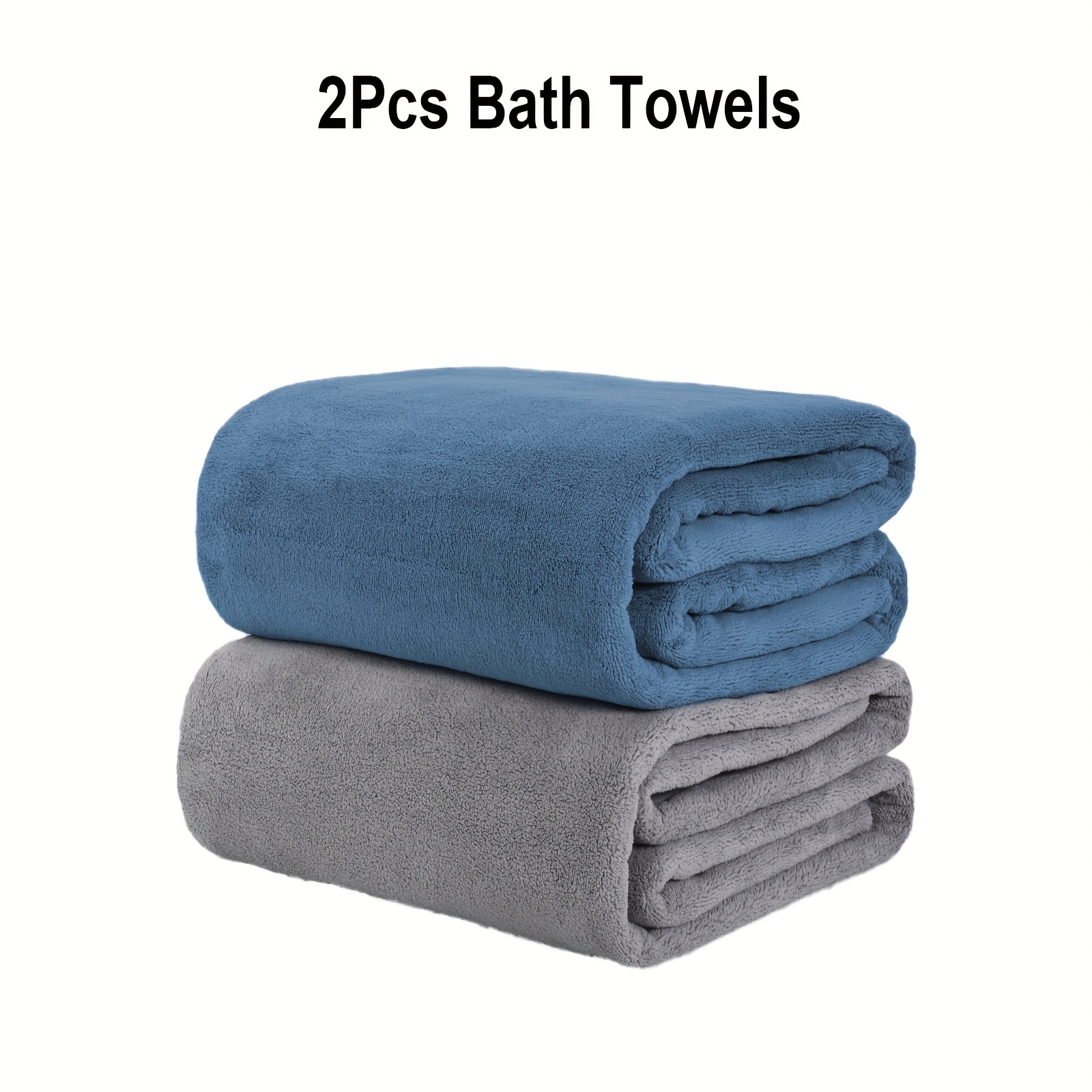 Beach Towel Large - 2/4pcs, Extra Large Bath Towels for