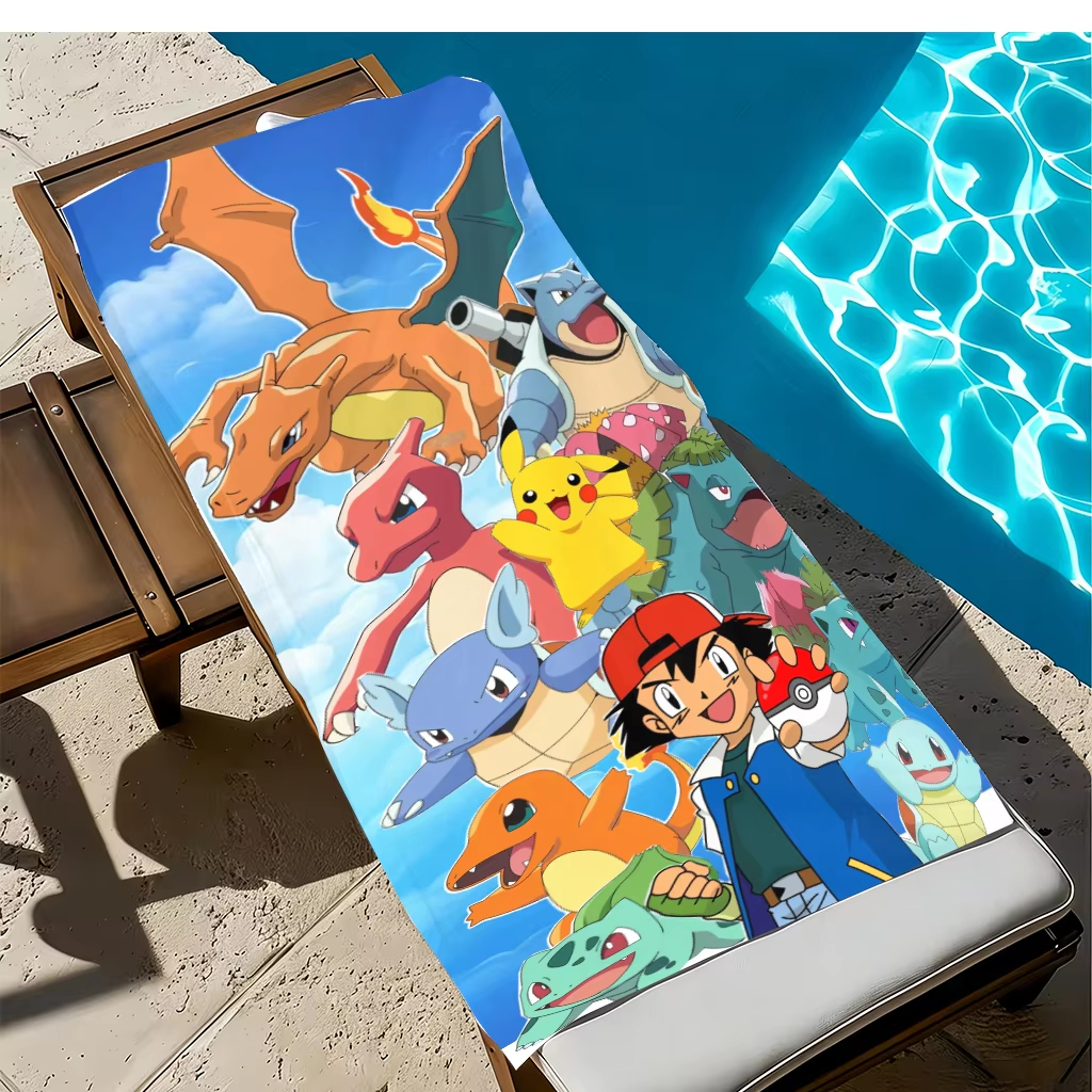 1pc Extra Large Pokemon Microf - Beach Towel Large incelemesi ve fiyatı
