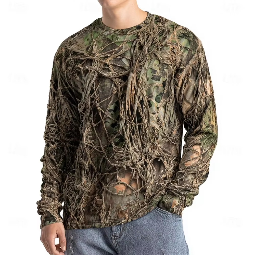 Men's Camo Animal Print Long S - Tee Graphic Print incelemesi ve fiyatı