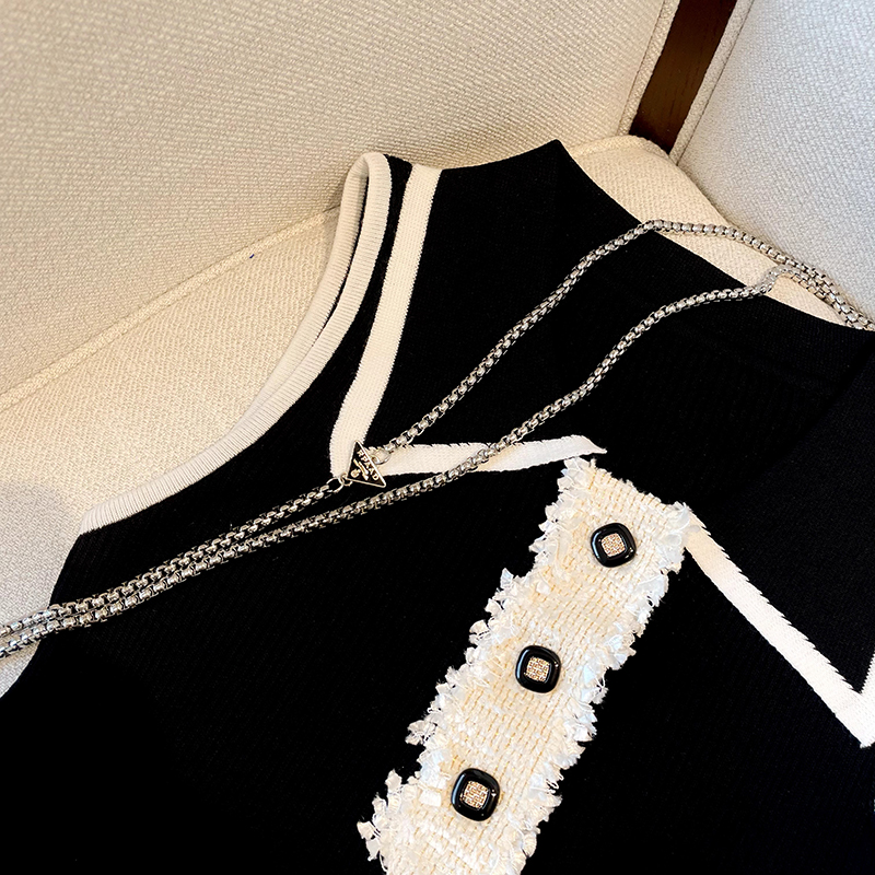 Slim Fit Knitted Vest Women's  - Shirt Camp Collar incelemesi ve fiyatı