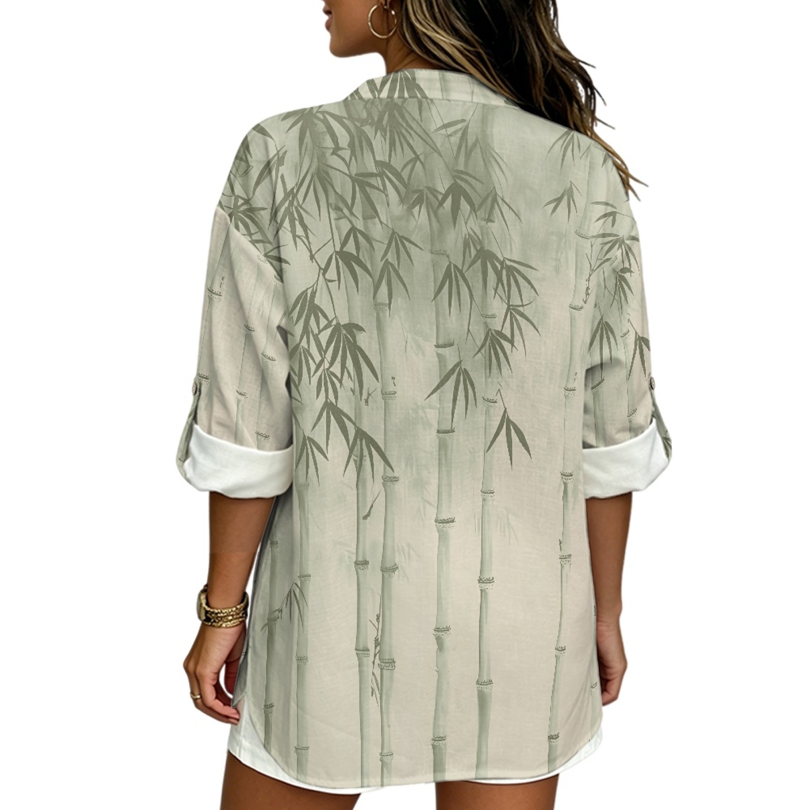 INSTANTARTS Women'S Linen V-Ne - Linen Shirt Breathable incelemesi ve fiyatı