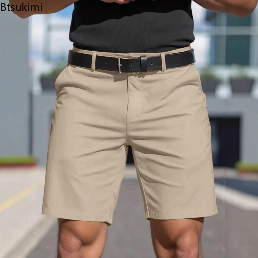Summer New Mens Solid Slim Chi - Shorts Chino Slim incelemesi ve fiyatı