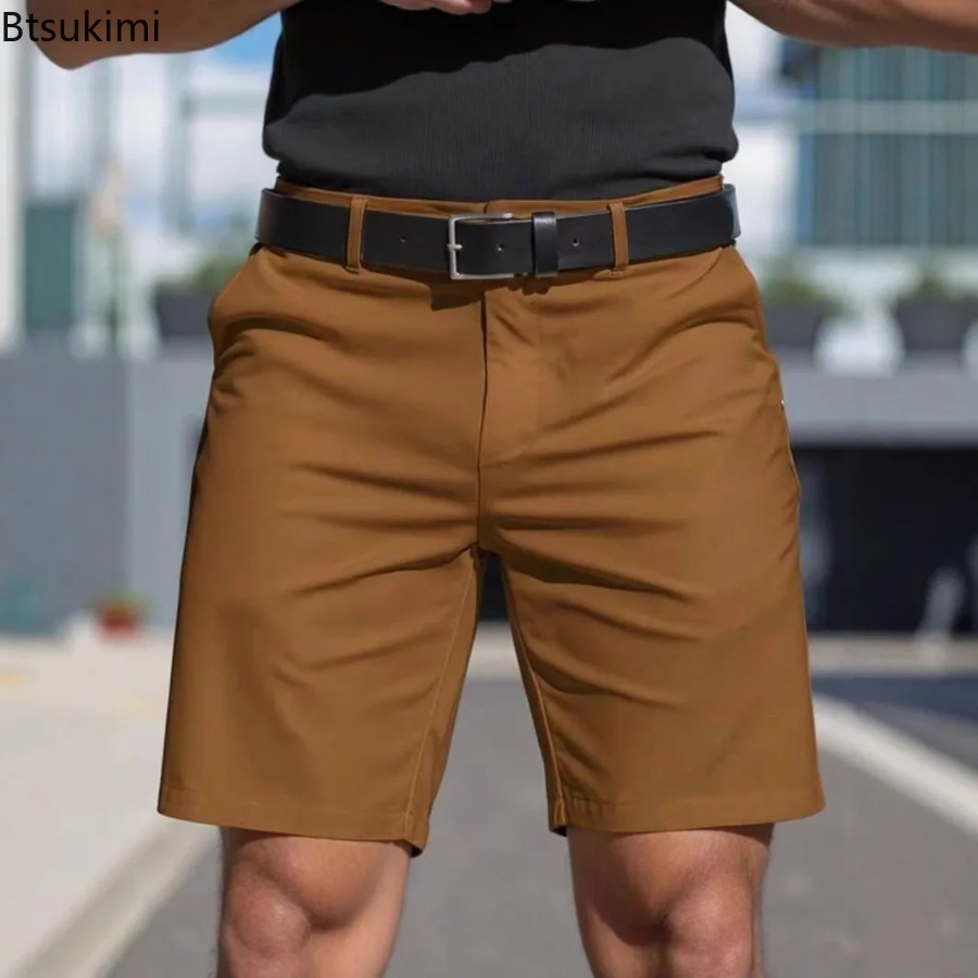 Summer New Mens Solid Slim Chi - Shorts Chino Slim incelemesi ve fiyatı