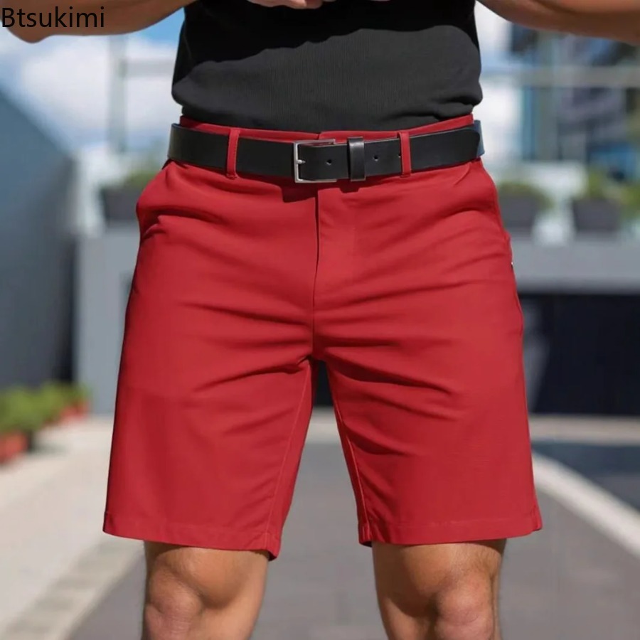 Summer New Mens Solid Slim Chi - Shorts Chino Slim incelemesi ve fiyatı