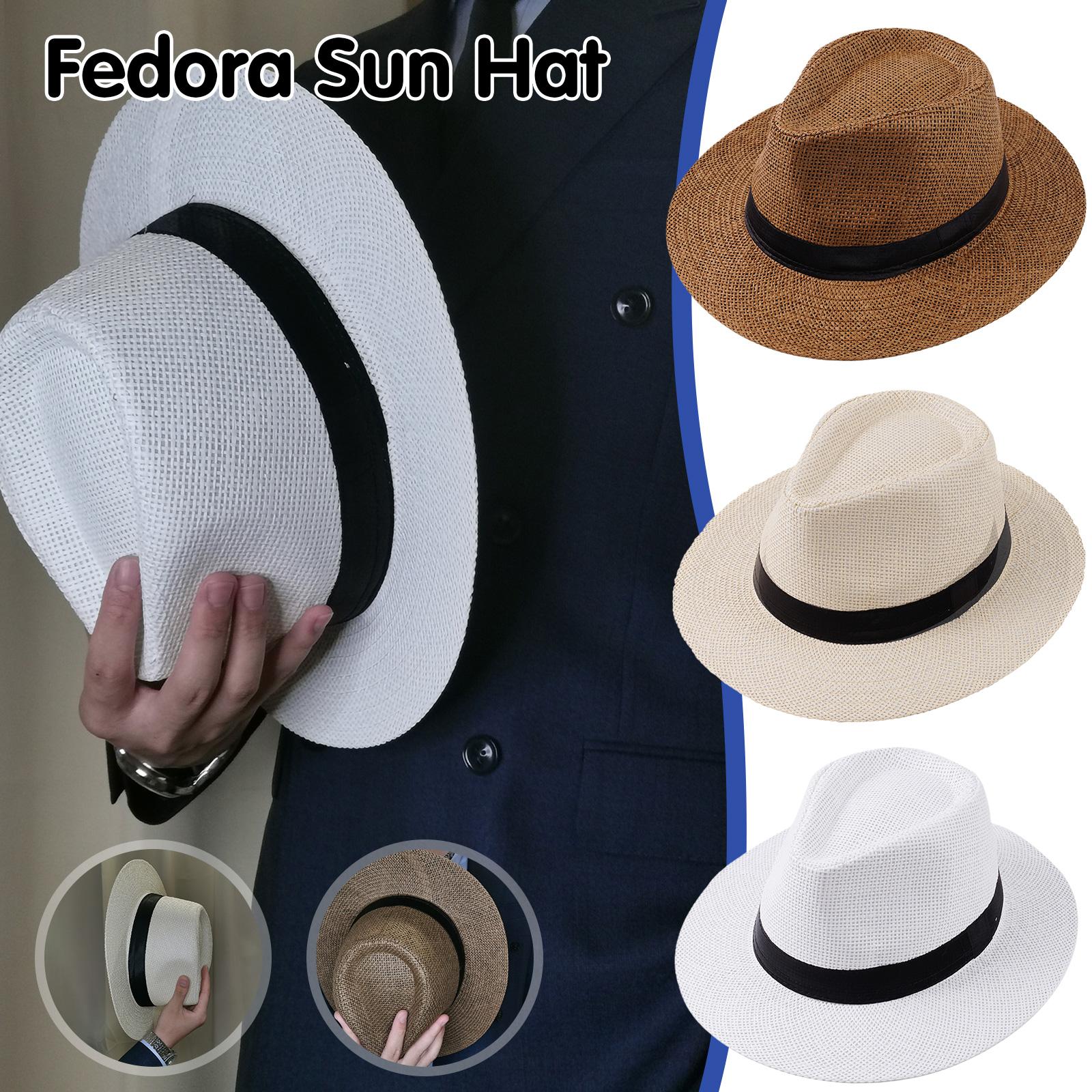 Men Summer Panama Straw Hat Na - Bucket Hat Straw incelemesi ve fiyatı