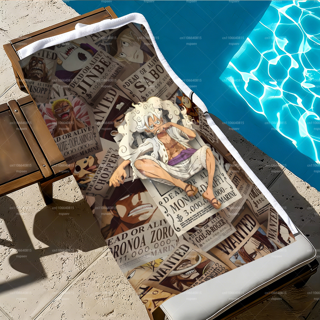 Retro Pirate Wanted Bounty Lar - Beach Towel Large incelemesi ve fiyatı