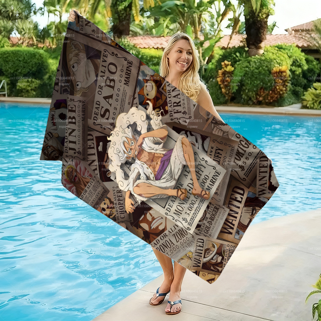 Retro Pirate Wanted Bounty Lar - Beach Towel Large incelemesi ve fiyatı