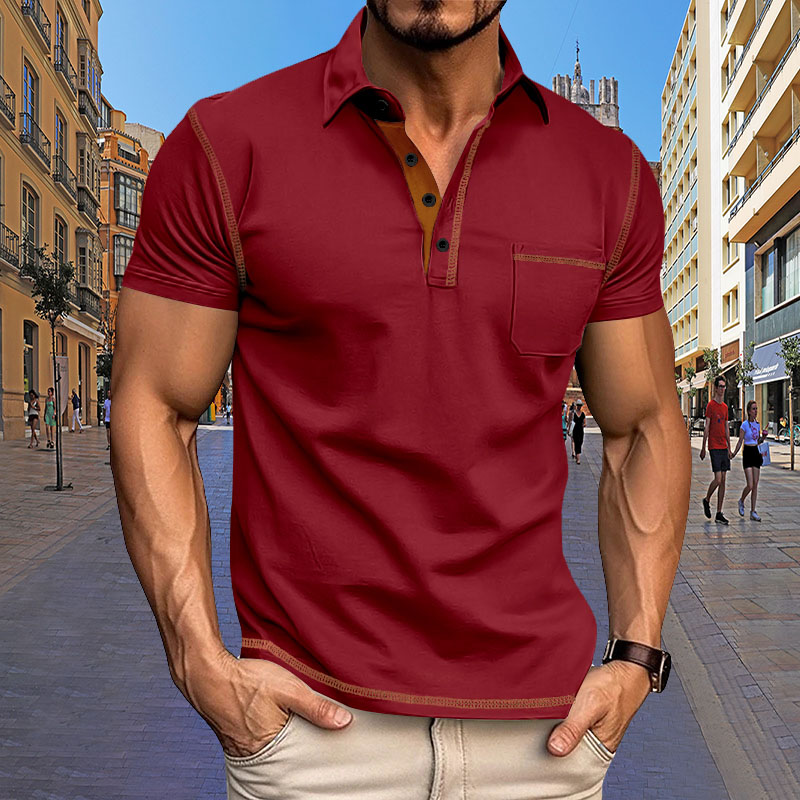 2024 New Summer Mens Lapel Poc - Polo Shirt Pique incelemesi ve fiyatı
