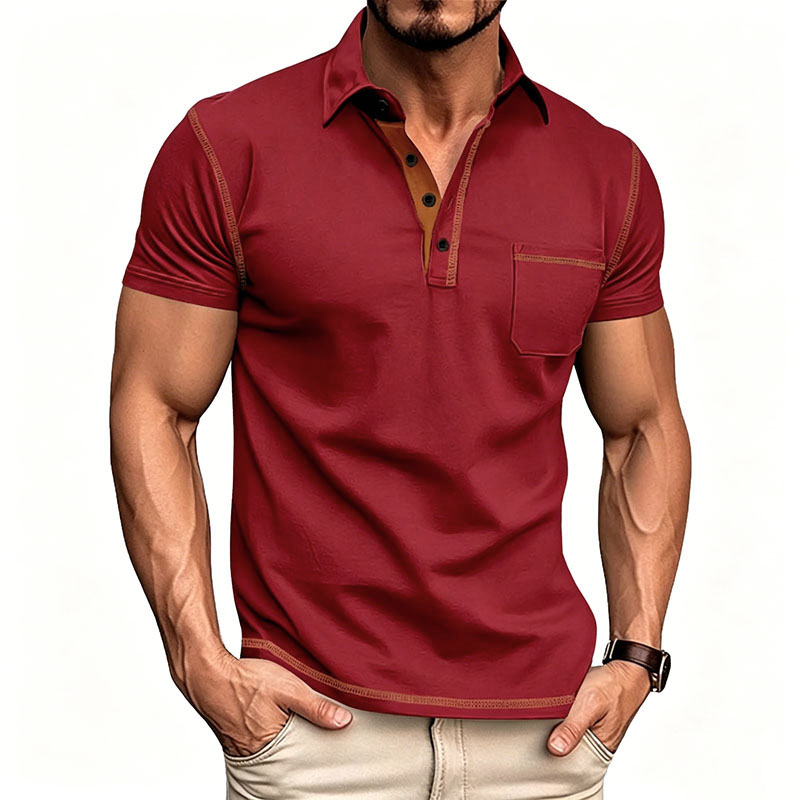 2024 New Summer Mens Lapel Poc - Polo Shirt Pique incelemesi ve fiyatı