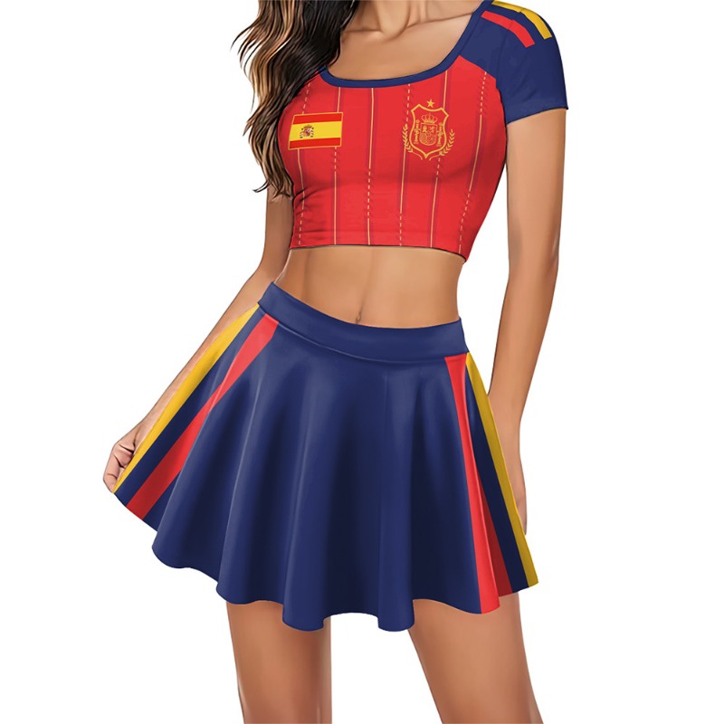 Adult Women's Spanish Football - Shirt Camp Collar incelemesi ve fiyatı