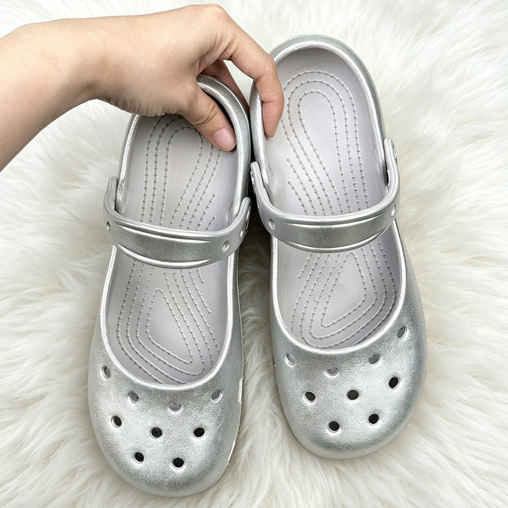 Summer New Silver Slip-on Clog - Espadrille Slip On incelemesi ve fiyatı