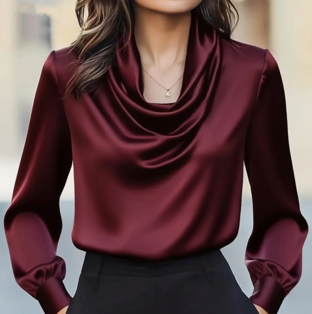 Autumn fashion elegant tempera - Shirt Camp Collar incelemesi ve fiyatı