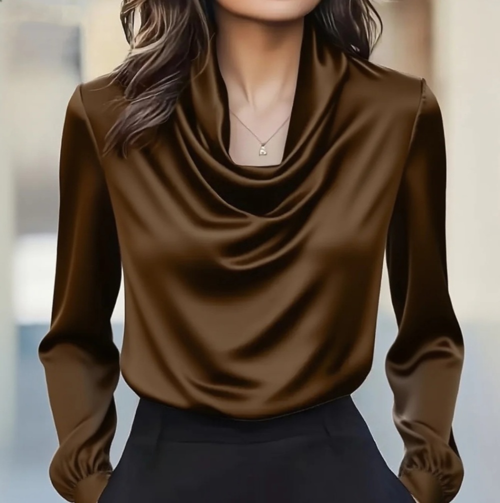 Autumn fashion elegant tempera - Shirt Camp Collar incelemesi ve fiyatı
