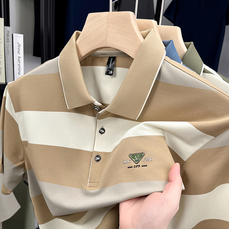 Luxury brand short sleeved men - Polo Shirt Pique incelemesi ve fiyatı