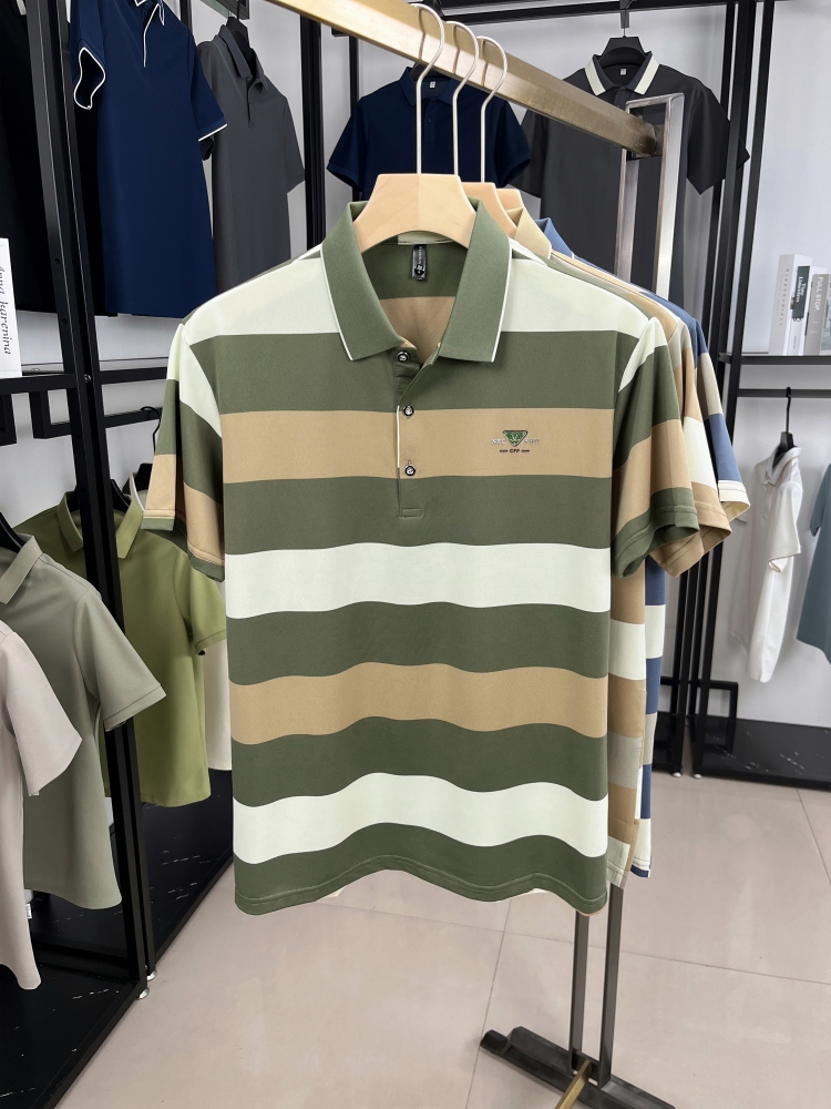 Luxury brand short sleeved men - Polo Shirt Pique incelemesi ve fiyatı