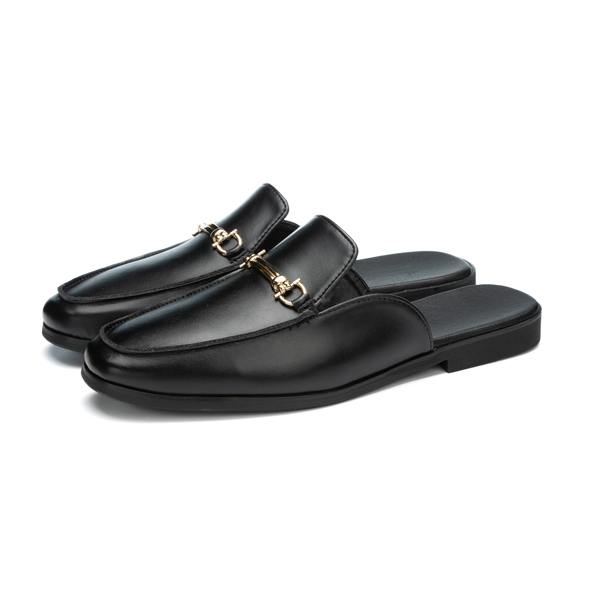 Fashion Men's Slip-on Half Sli - Flip Flop Leather Men incelemesi ve fiyatı