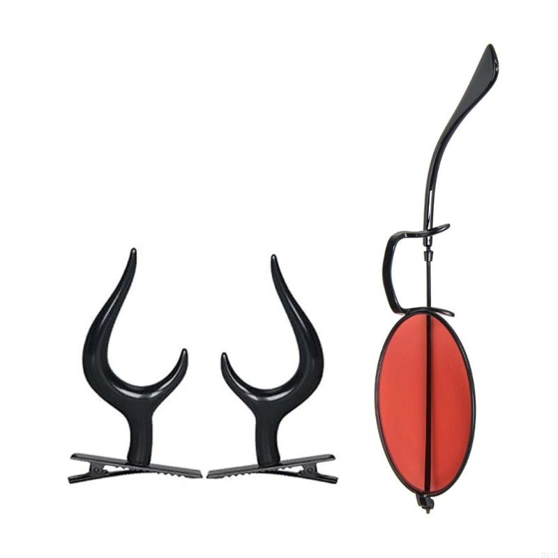 DXAE Devil Horns Hair Clips Mo - Sunglass Retainer Cord incelemesi ve fiyatı