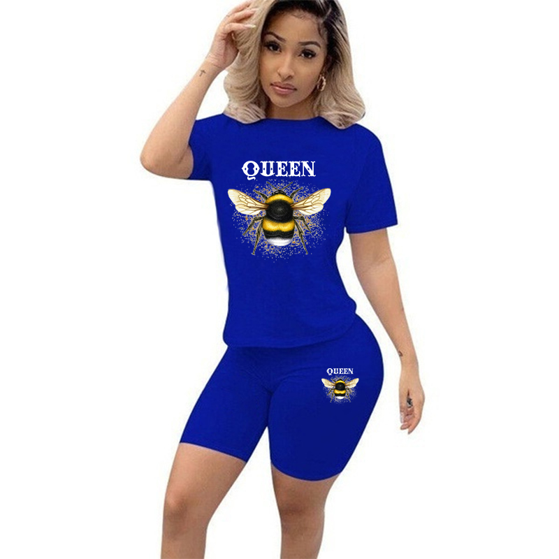 Women Two Piece Set Summer Sho - Tee Graphic Print incelemesi ve fiyatı