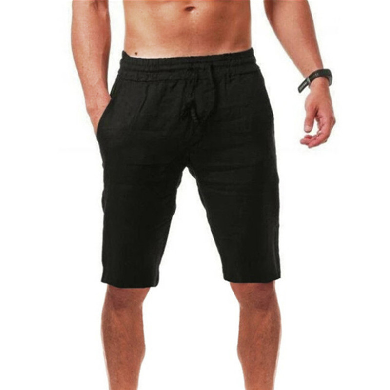 2026 new Men's Cotton Shorts P - Short Linen Drawstring incelemesi ve fiyatı