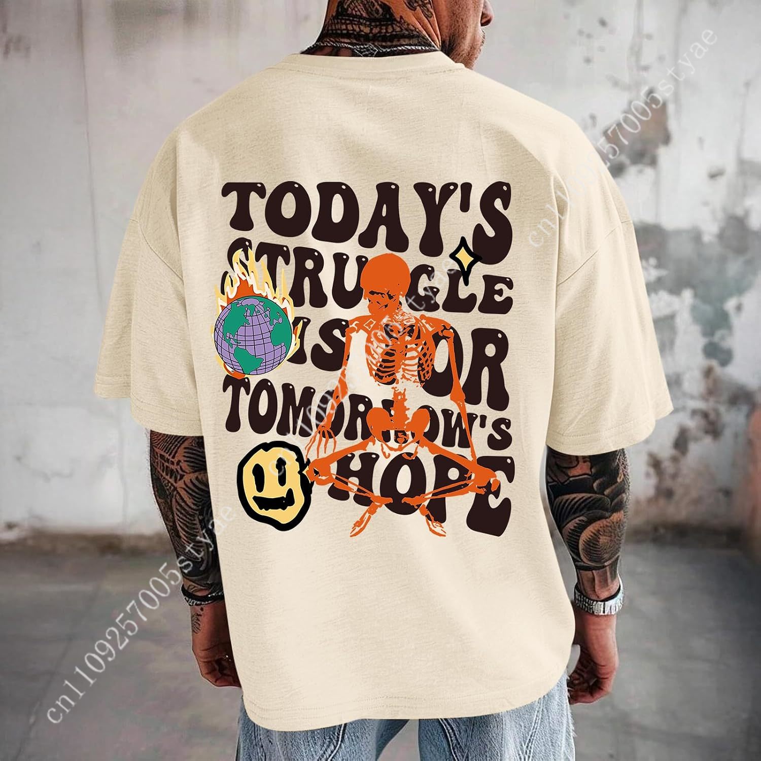 Weiyuqi Oversized Graphic Tshi - Tee Graphic Print incelemesi ve fiyatı