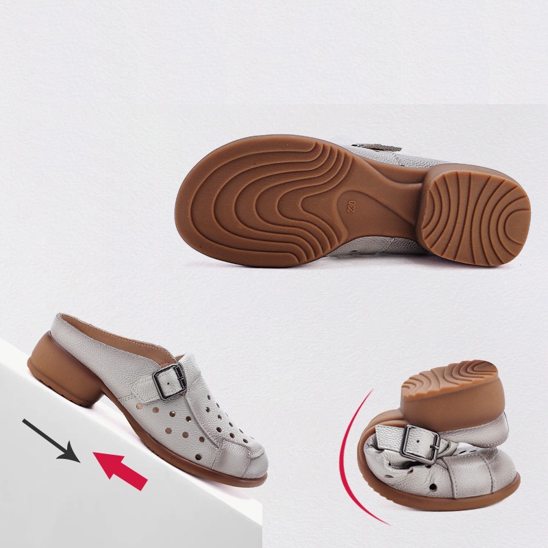 New Cow leather low heel sanda - Espadrille Slip On incelemesi ve fiyatı