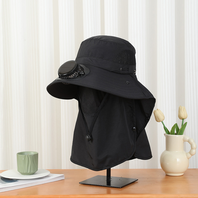 Men Wide Brim Solar Fan Hat wi - Bucket Hat Straw incelemesi ve fiyatı