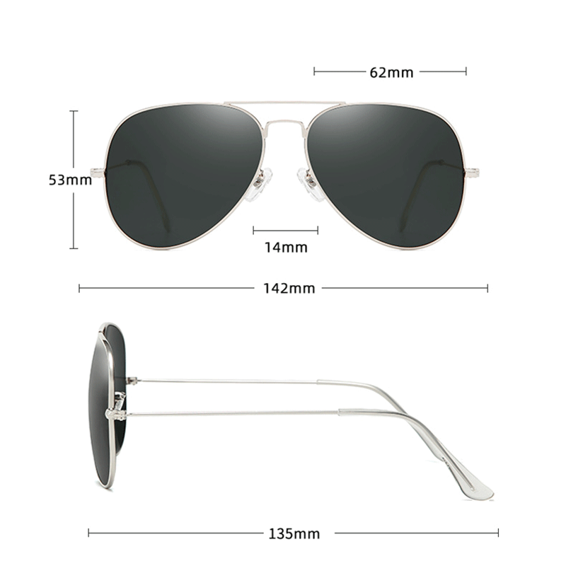 New Fashion Aviation Sunglasse - Sunglasses Aviator Polarized incelemesi ve fiyatı