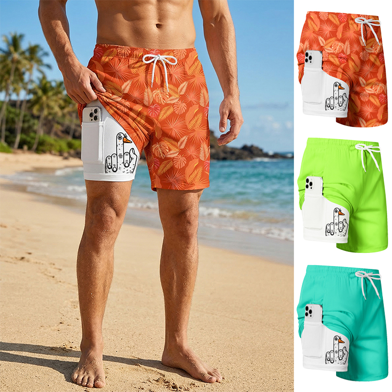 Men's Prank Duck Print Board S - Swim Trunk Quick Dry incelemesi ve fiyatı
