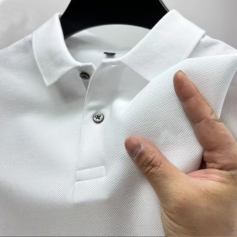 2025 New Men's Fashion Solid S - Polo Shirt Pique incelemesi ve fiyatı
