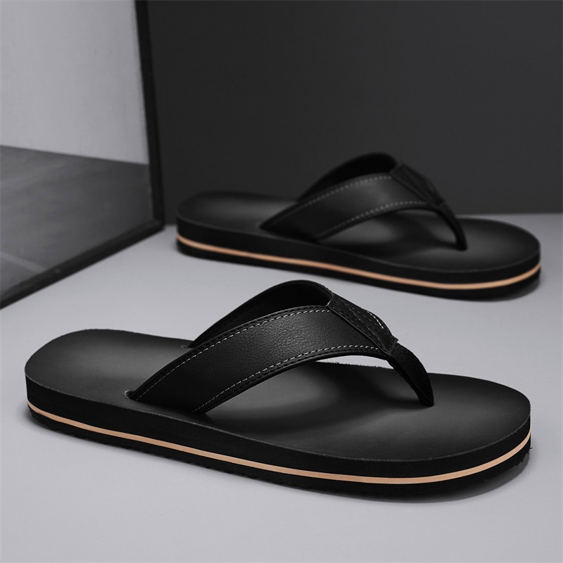 Men's Vintage Washed Faux Leat - Flip Flop Leather Men incelemesi ve fiyatı