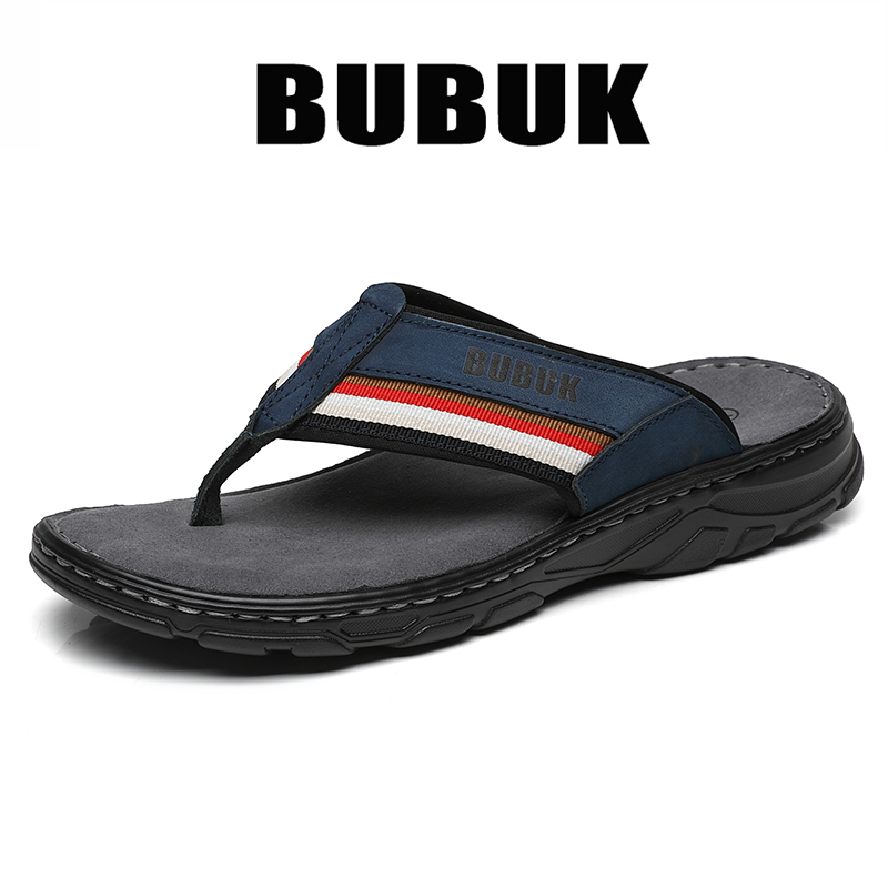 Bubuk Men's First-Layer Cowhid - Flip Flop Leather Men incelemesi ve fiyatı