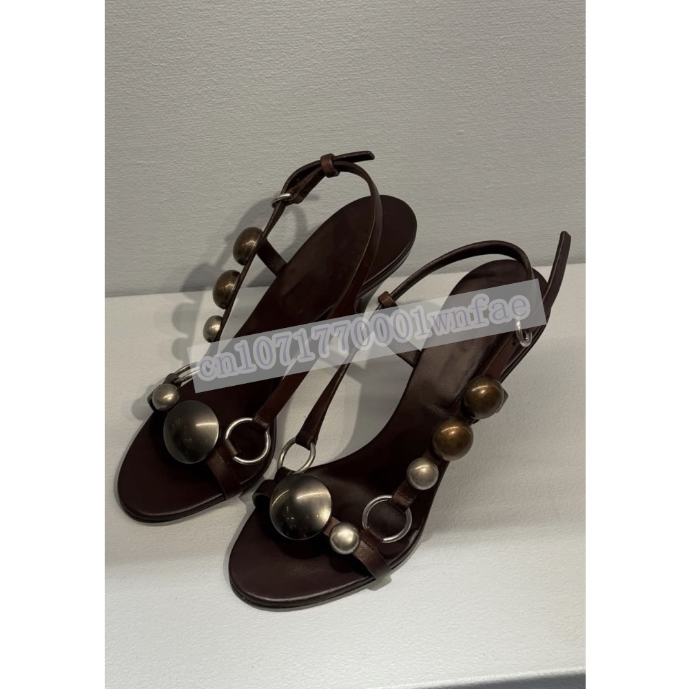 Women Brown Leather Slingback  - Casual Sandal Leather incelemesi ve fiyatı