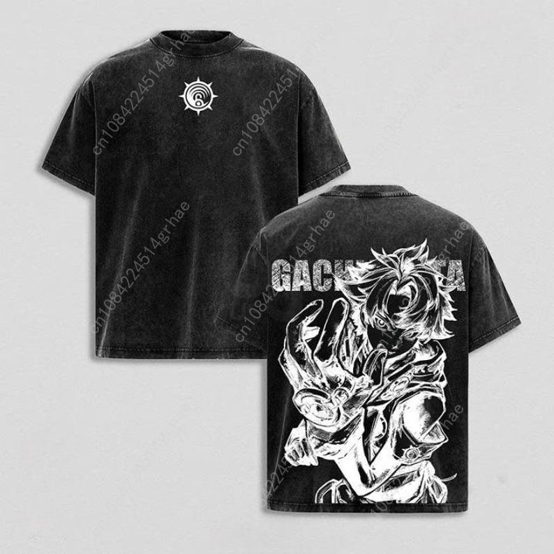 Gachiakuta Vintage Anime Washe - Tee Graphic Print incelemesi ve fiyatı