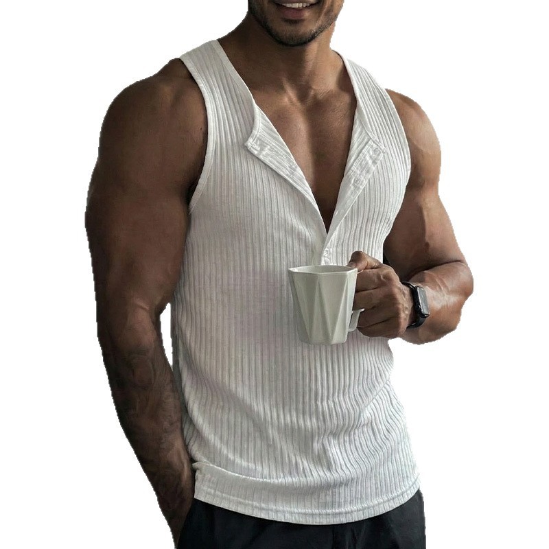 Sporty Tank Top Solid Color Cr - Tank Top Muscle incelemesi ve fiyatı