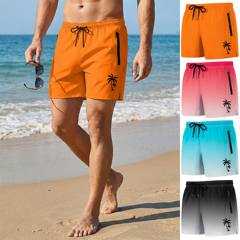 Palm Tree Print Board Shorts f - Swim Trunk Quick Dry incelemesi ve fiyatı
