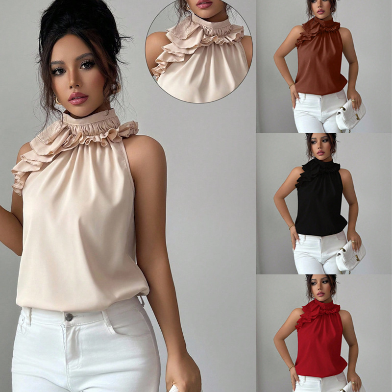 Summer New Women Blouses Fashi - Shirt Camp Collar incelemesi ve fiyatı
