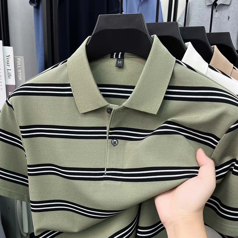 Fashion striped color blocked  - Polo Shirt Pique incelemesi ve fiyatı