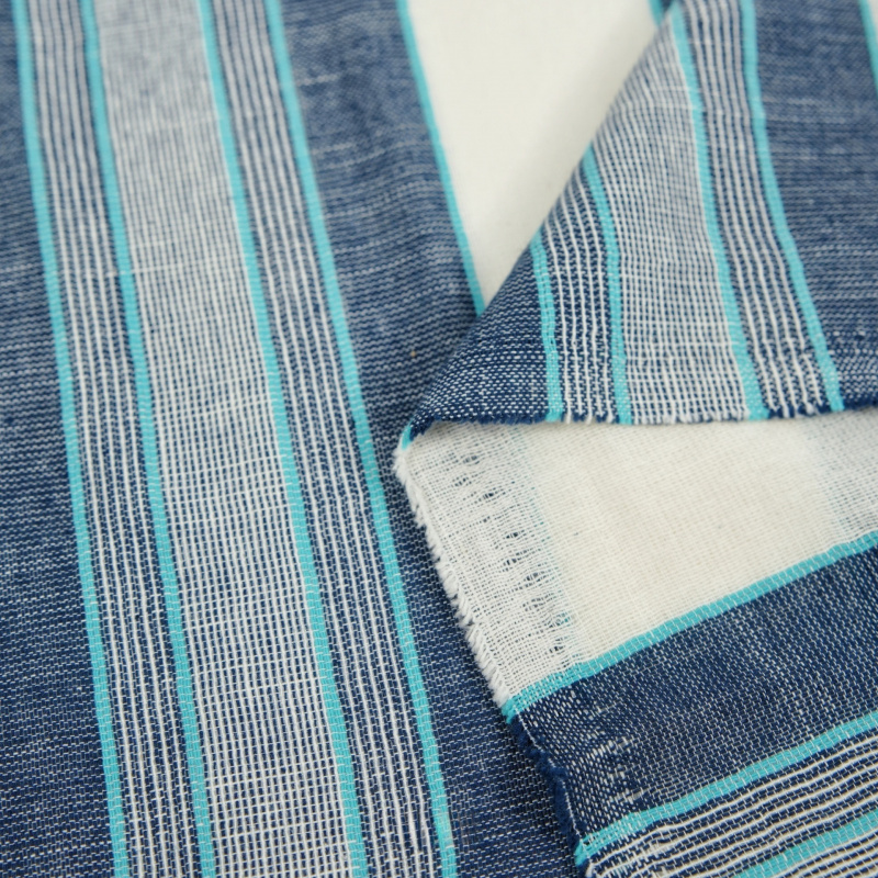 Fresh and artistic Blue and wh - Linen Shirt Breathable incelemesi ve fiyatı